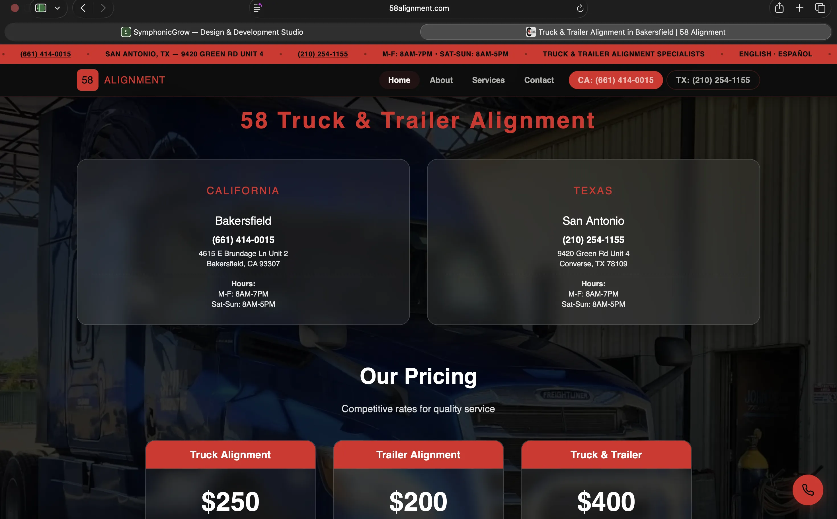 58 Alignment website